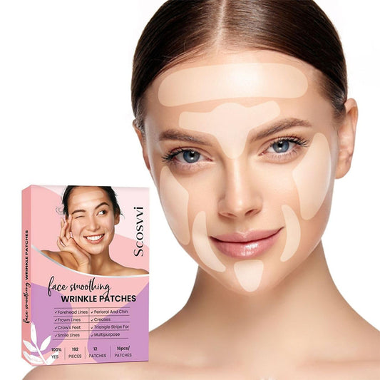 Scosvvi Forehead Wrinkle Patches, Anti Wrinkle Patches Treatment for Forehead Lines, Smile Lines, Fine lines, Face Patches for Wrinkles, Wrinkle Remover for Face, Wrinkle Patches for Face Overnight
