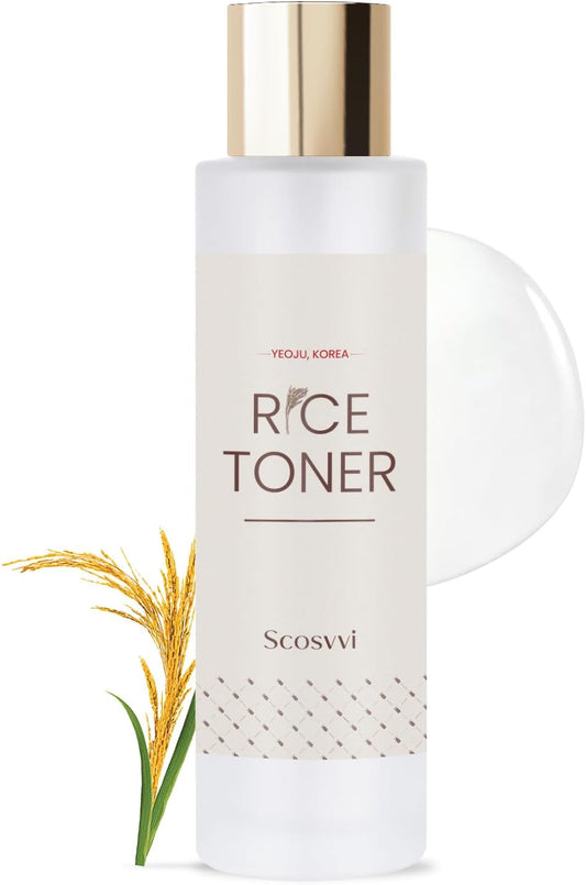 From Korean Toner, Rice Toner for Face Korean Skin Care, 77.78% Rice Extract from Korea, K Beauty Toner, Glow Essence with Niacinamide, Hydrating for All Skin Types, Vegan, Alcohol and Fragrance Free.